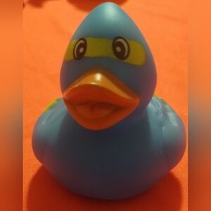 Blue Rubber Duck ToyThe Dreidel Co. 2" Rubber Duck - Blue Ninja Duck